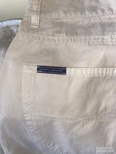 Workwear: Original GANT pantalone 33-34 100%cotton Odlicne Polustruk 46cm — 6