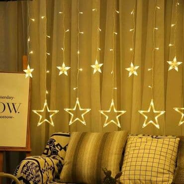 novogodišnje pahuljice: *1900din LED Zvezdana zavesa 3m *2000din Savršena LED zavesa/svecnjaci — 4