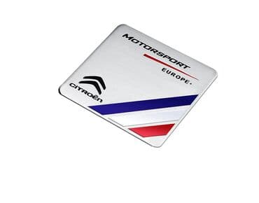 auto presvlake: Samolepljiva metalna pločica - CITROEN MOTORSPORT Samolepljiva — 4