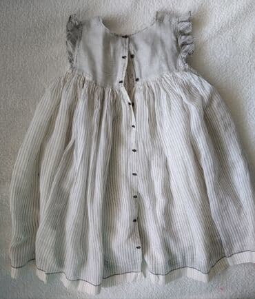 svecane bele haljine: Midi, Sleeveless, 110-116 — 5