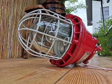 Lampa brodska teška ogromna unikat samo poruka na