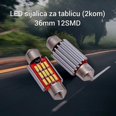 zastita od leda za auto: Cena 1180 din LED sijalica za tablicu (2 komada) 36mm 12SMD LED — 1