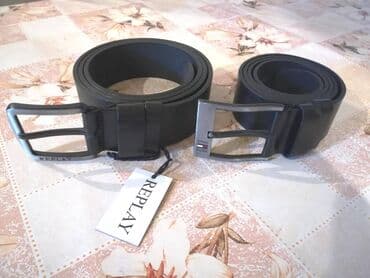muski set kais i novcanik: Muški, Materijal: Koža — 3