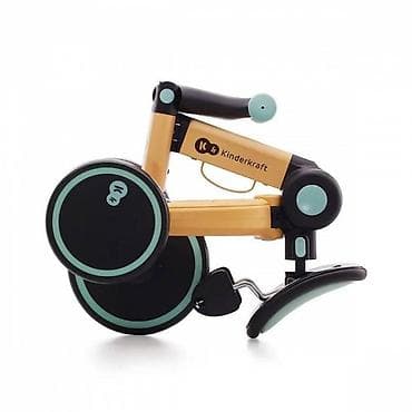 tricikl sa ruckom: KINDERKRAFT TRICIKL 3U1 4TRIKE SUNFLOWER BLUE Tricikl 4Trike — 5