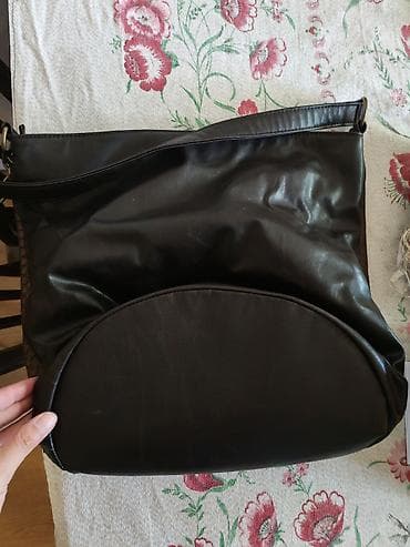 40 dp: Torba preko ramena sa patchwork dizajnom - Materijal: kombinacija eko — 2