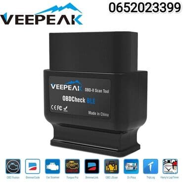 univerzalna dijagnostika: Veepeak OBDCheck BLE OBD2 Bluetooth 4.0 za iOS i Android Auto — 1