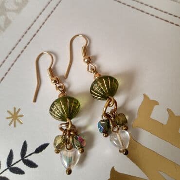 nakit swarovski: Dva para bilo kojih minđuša Češko staklo, poludragi kamen Potpuno — 4