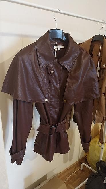 kaputi valjevo: De Roya – Eko koža zenska jakna odg. za S i M - Materijal: prirodna — 1