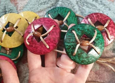 set novcanik i kais: Hand made kais - sa Balija. Letnji kais, vezuje se oko struka — 4
