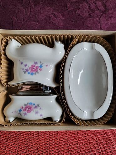 Stare vaze i dekor: Porcelanski nov stoni set iz 9 g. Karolina Poljska. Nov porcelanski — 1