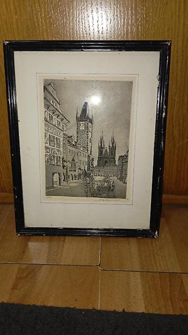 stare marke: Emil Vanke - Stari Prag (Originalni Bakropis 31/100) — 1