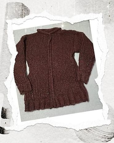 pinko dzemperi: Unikatan ručno pleteni džemper-kardigan NOV, veličina 3XL #Savršen za — 1