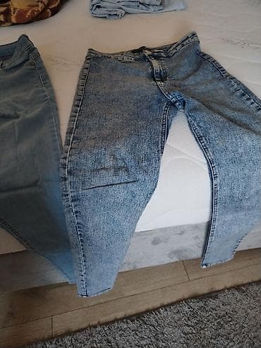 cargo pantalone: Komplet ženskih farmerki – 4 para - Modeli: klasične uske/slim — 8