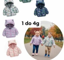 Farmerke: Dečije jakne Cena: 2700 din Opis: - Tople, pufnaste dečije jakne sa — 1