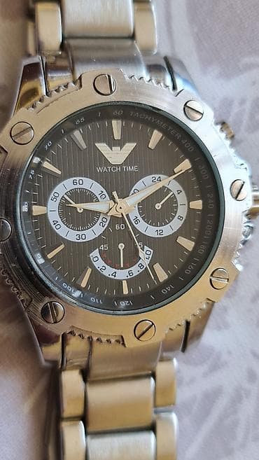 Muški analogni ručni sat „WATCH TIME” sa hronograf stilom - Kućište i