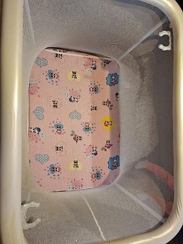 polovni namestaj za kucu: Igralište/ogradica za bebe – pravougaono,od stajanja negde promenilo — 3