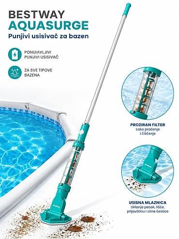svrdlo cepac za drva: ✅ BESTWAY AQUASURGE ŠTAPNI PUNJIVI USISIVAČ ZA BAZEN ✅ Novo — 1
