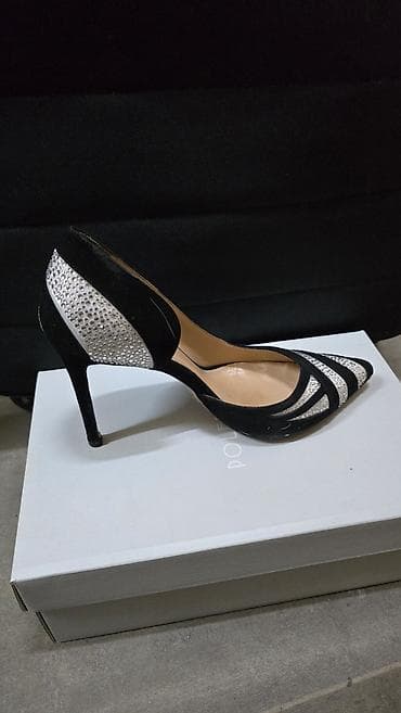 4us zenske patike: Elegantne ženske salonke sa visokom potpeticom - Model: špicasti vrh — 5
