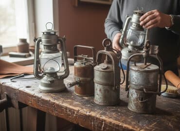 Kolekcija starih lampi i fenjera – rudarske i petrolejske lampe - na lalafo.rs Kolekcija starih lampi i fenjera – rudarske i petrolejske lampe -