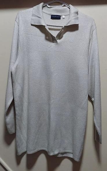 Personal Items: Muški džemper/polo džemper Tourbgenie, svetlosive boje. - Model — 1