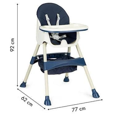 decije stolice plasticne: STOLICA ZA HRANJENJE 2U1 ECOTOYS BLUE – HC-823 BLUE-250 - — 3