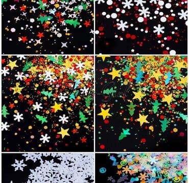 Donji delovi trenerke: Novogodisnji set za ukrasavanje nokta 12u1 
Cena: 390din — 3