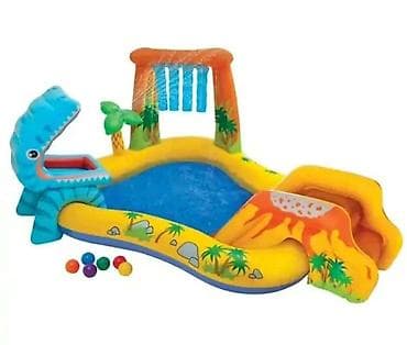 tunika sa renderom: 🌴 Intex dečiji bazen sa toboganom – Dino Park / Wet Set Collection — 1
