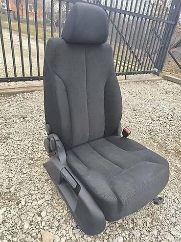 enterijer za kombije: DESNO SEDISTE SA OBARANJEM ZA VOLKSWAGEN PASSAT B6 | Suvozacevo crno — 1