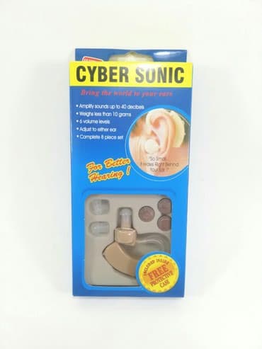 Slušni aparati: CYBER SONIC Slušni aparat Pojačava zvuke za 40 dB Težina manja od 10 — 3