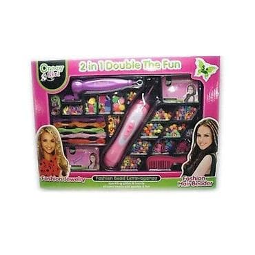 Dečiji setovi za ulepšavanje: Perlice za kosu za devojčice – Crazy Girl 2 u 1 Double The Fun — 1