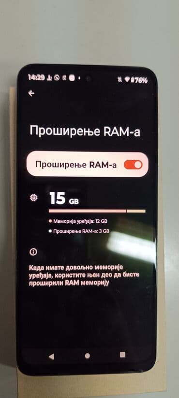 auto kamera 3 u 1: Motorola Moto G54, 256 GB, bоја - Svetloplava, Sensory phone, Dual SIM, Face ID — 12