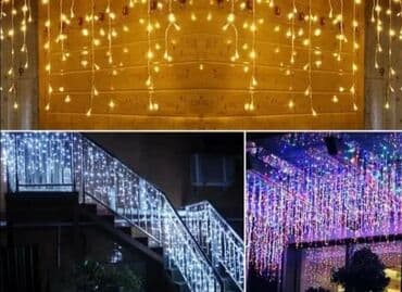 reflektori u boji: Led zavesa za spoljnu i unutrašnju upotrebu Dužina : 3m- 1.800dinara — 14