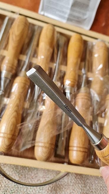 razanj za prase leskovac: Set za rezbarenje drveta KRAFT Werkzeuge – 12 delova - Komplet alata — 7