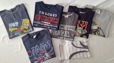 žute pantalone: Bundle: Sweatshirts, T-shirts, Pants, For boys, age: 9-10 years — 22