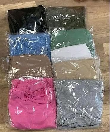 kapi za kosu avon: Ženski komplet – široke pantalone + kratka majica - Dvodijelni set — 5