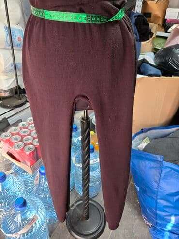 Ženske helanke/tajice u tamno bordo boji - Visoki struk sa elastičnom na lalafo.rs Ženske helanke/tajice u tamno bordo boji - Visoki struk sa elastičnom