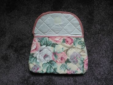 srebrna torbica sa cirkonima: Material: Canvas, color - Multicolored — 2