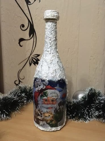 lidl makaze za travu: Dekorativne Novogodisnje flase — 4