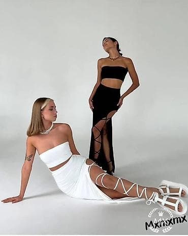 Kompleti: 🔥 ženski set – top i suknja s prorezom i vezivanjem
1950 din — 4