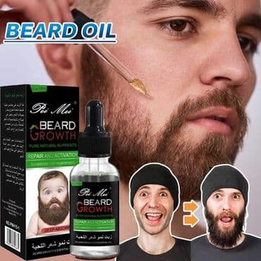nega brade: Cena 1350din Prirodno ulje za stimulisanja rasta brade 30ml Prirodno — 4