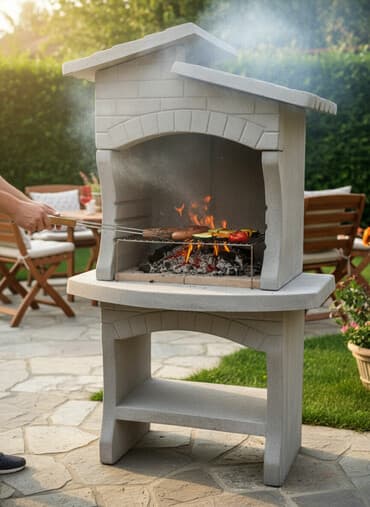 rostilj sa postoljem: Betonski roštilj s krovom – Novi model 🍖🪵 Novo! O NAMA – BLUE STONE — 1