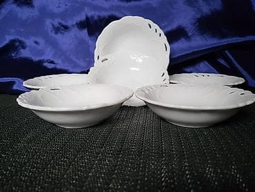 Kitchenware: Porcelanske,vintaz,nove cinije za sladoled. Porcelanske posude — 3