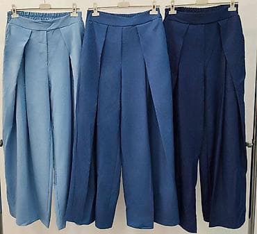 plave mindjuse: 💙Ženske široke pantalone s preklopom – plave nijanse
2700 din — 4