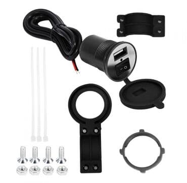 lidl kompresor za vazduh: Vodootporni ugradni usb punjač za motor Vodootporni usb ugradni punjač — 7