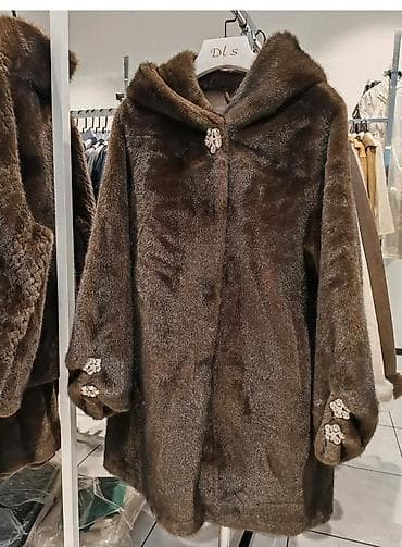 pantalone sa grejacima: S (EU 36), Sa postavom, bоја - Braon — 1