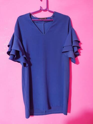 converse нови сад – слике: S (EU 36), color - Blue, Oversize, Short sleeves — 1