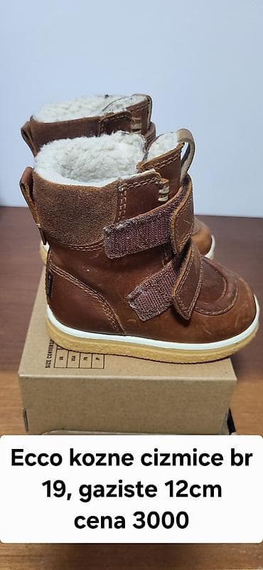 planika cizme za sneg: Ecco kožne čizmice za decu - Veličina: 19 - Dužina gazišta: 12 cm - — 3