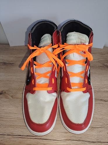 nike tn crvene: Patike visine do članaka inspirisane modelom Air Jordan 1 x Off‑White — 1