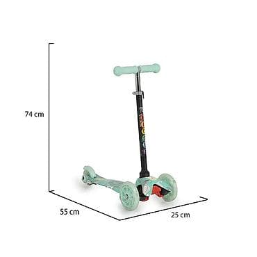 rucke za trotinet: MONI Trotinet Fidget - Mint (šifra: CAN7975-70) Dečiji trotinet sa 3 — 9