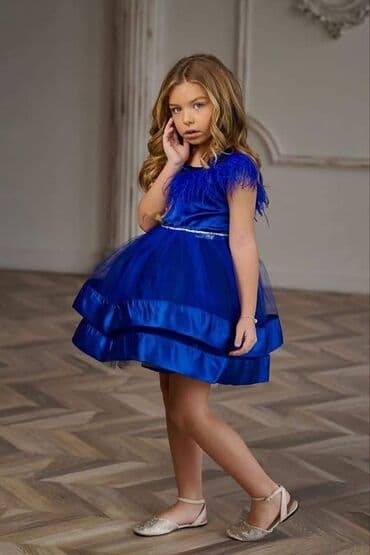 satenske pidzame: Predivne haljinice saten, til, perje, šljokice, za princezice od — 2